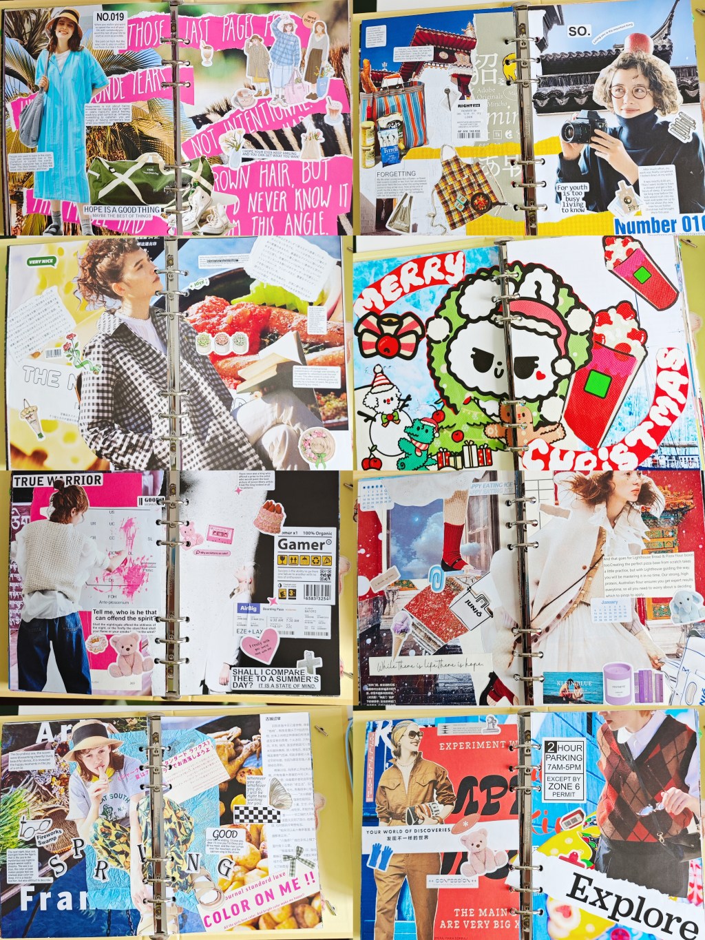 【手帐】纷杂缭乱的上半年杂志拼贴